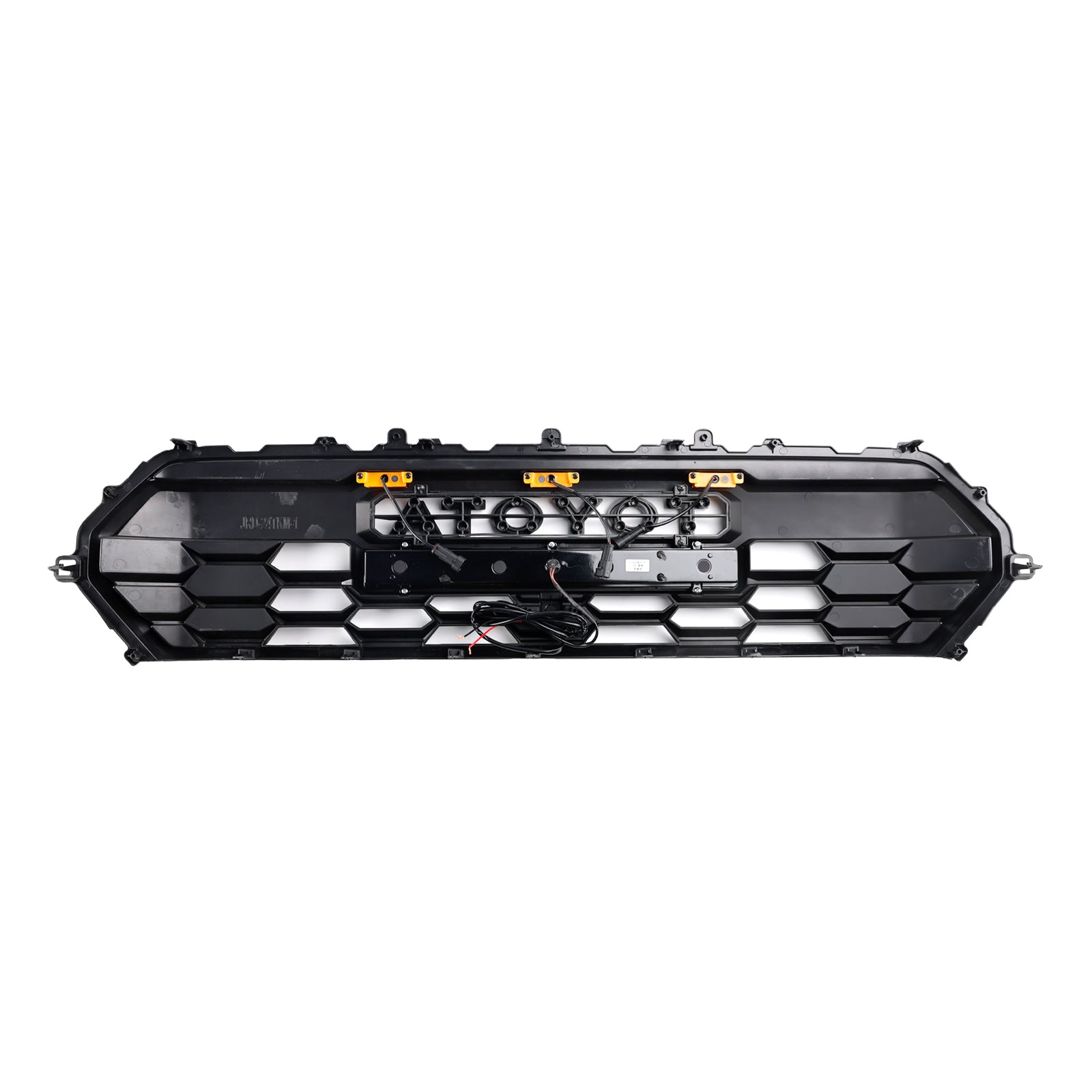 Grille de pare-chocs avant de style TRD PRO Toyota Tacoma 2024 Grille noire avec LED et barre lumineuse