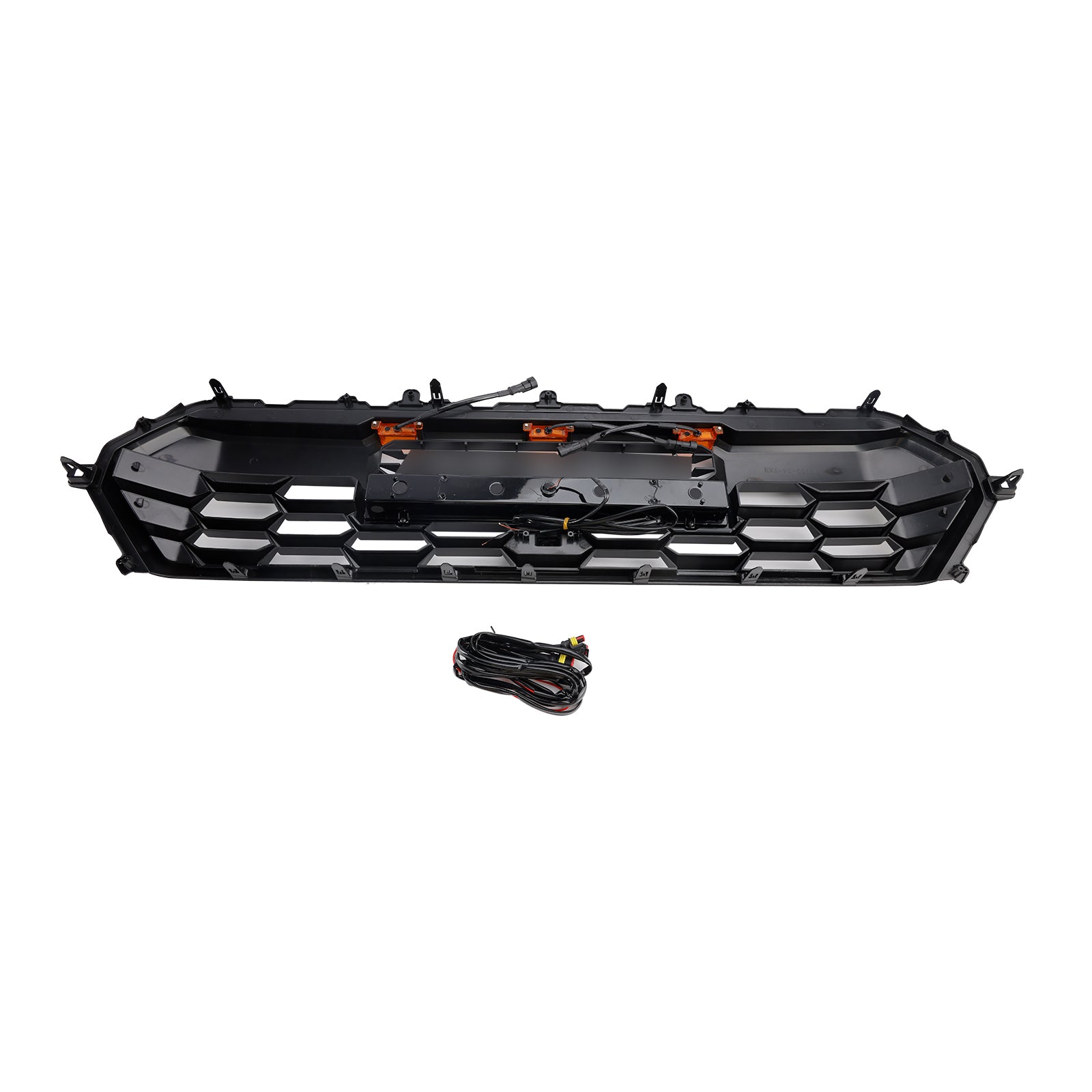 2024-2025 Toyota Tacoma Trd Pro Style Front Stoßstange Grill Schwarzer Kühlergrill mit LED & Light Bar