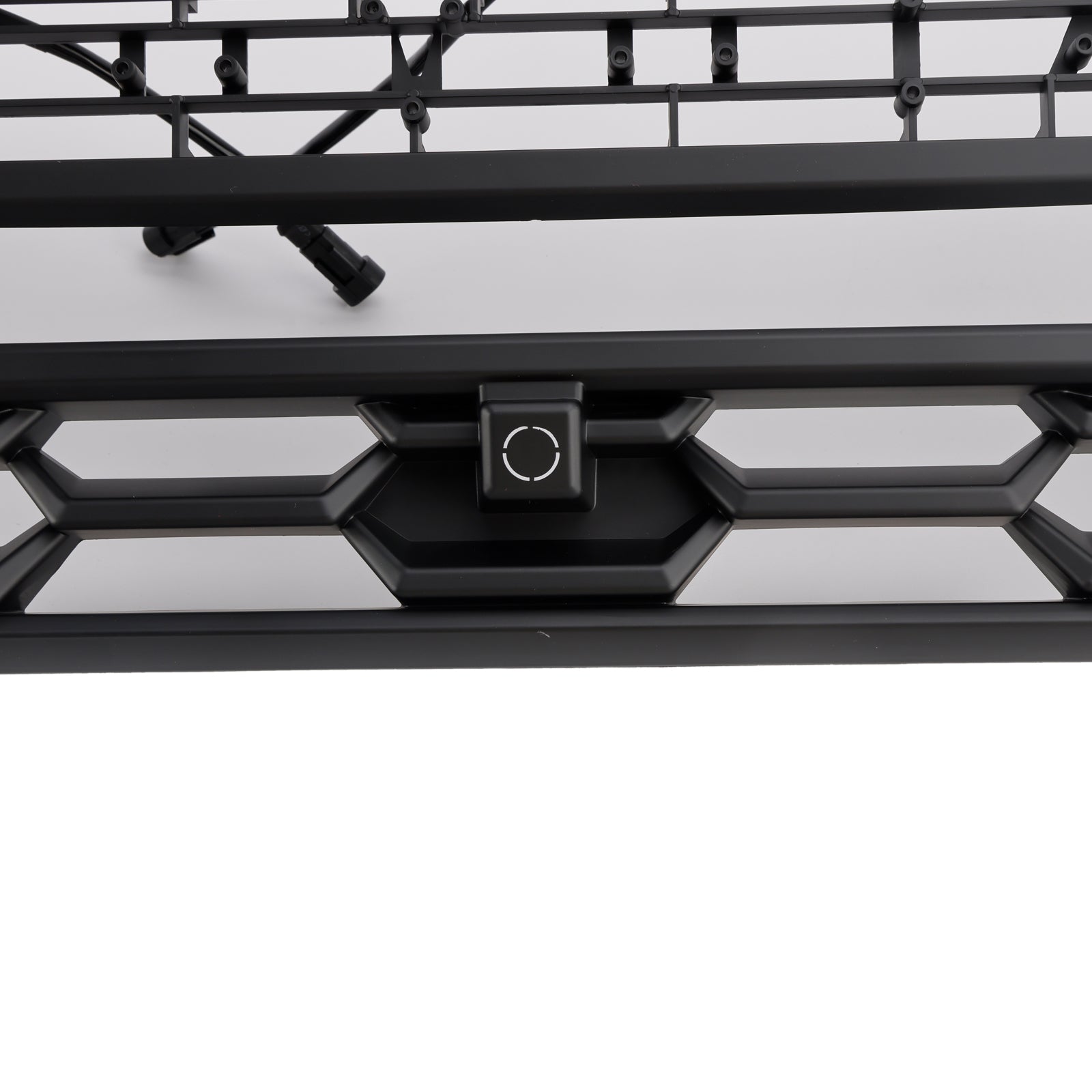 2024-2025 Toyota Tacoma Trd Pro Style Front Stoßstange Grill Schwarzer Kühlergrill mit LED & Light Bar