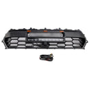 Griglia anteriore Toyota Tacoma TRD Pro 2024-2025 nera a nido d'ape + luce LED + barra luminosa + lettera-11