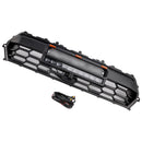 Griglia anteriore Toyota Tacoma TRD Pro 2024-2025 nera a nido d'ape + luce LED + barra luminosa + lettera-12