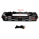 Toyota Tacoma 2024-2026 Griglia anteriore TRD PRO Style Sostituzione Griglia nera lucida con barra luminosa & Lettera TOYOTA-15