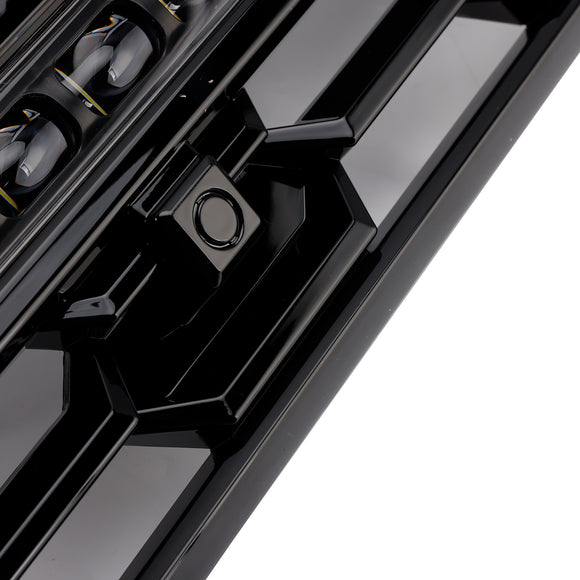 Toyota Tacoma 2024-2026 Griglia anteriore TRD PRO Style Sostituzione Griglia nera lucida con barra luminosa & Lettera TOYOTA