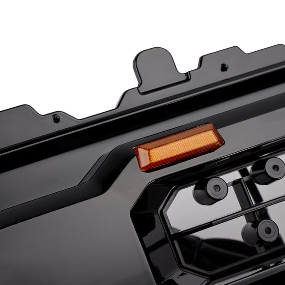 Toyota Tacoma 2024-2026 Griglia anteriore TRD PRO Style Sostituzione Griglia nera lucida con barra luminosa & Lettera TOYOTA