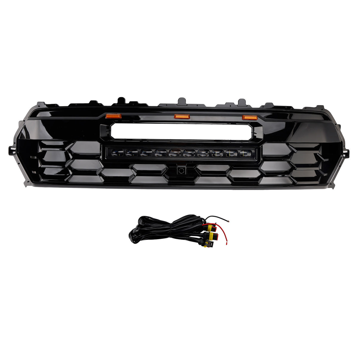 Toyota Tacoma 2024-2026 Front Grill TRD PRO Style Replacement Gloss Bl ...