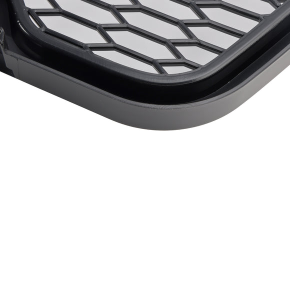 Ford E150 E250 E350 2003 2004 2005 2006 2007 Front Grille Black Air Intake Radiator Bumper Grill With LED & FORD Letter