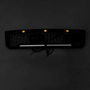 Ford E150 E250 E350 2003 2004 2005 2006 2007 Front Grille Black Air Intake Radiator Bumper Grill With LED & Letter-10