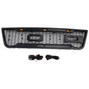 Ford E150 E250 E350 2003 2004 2005 2006 2007 Front Grille Black Air Intake Radiator Bumper Grill With LED & Letter-14