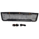 Ford E150 E250 E350 2003 2004 2005 2006 2007 Front Grille Black Air Intake Radiator Bumper Grill With LED & FORD Letter-10