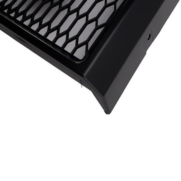 1992-1996 Ford F150 Raptor Style Grill Matte Black Front Bumper Grille W/ LED Light & FORD Letter