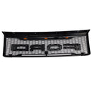 1992-1996 Ford F150 Raptor Style Grill Grille de pare-chocs avant noir mat avec lumière LED-11