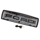 1992-1996 Ford F150 Raptor Style Grill Grille de pare-chocs avant noir mat avec lumière LED-12