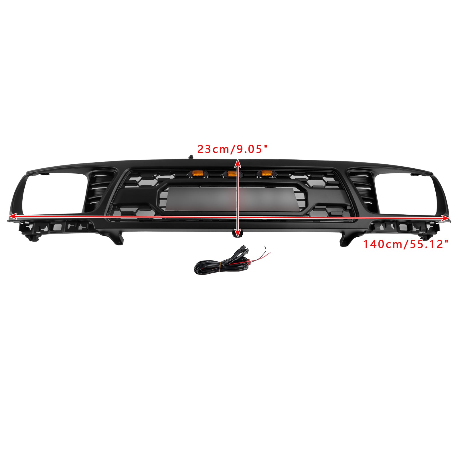 1995-1997 Toyota Tacoma TRD PRO Style Grill Honeycomb Front Bumper Grille - 0