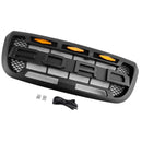 2004-2011 Ford Ranger Raptor Style Grill Pare-chocs avant Calandre noire mate avec lumière LED-13