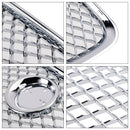 Grade 2010 do amortecedor dianteiro de Jaguar XJ 2011 2012 2013 2014 2015 malha do radiador da entrada de ar cromo/grelha preta-19