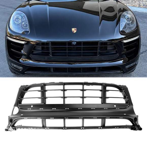 2014-2017 Porsche Macan GTS Grill Front Bumper Replacement Mesh Black Grille 95B807683-AG 95B-807-683-AG-0K1