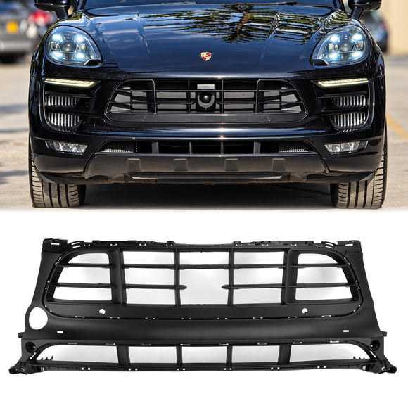 2014-2017 Porsche Macan GTS gril pare-chocs avant remplacement maille calandre noire avec trou ACC 95B-807-683-AL 95B807683AL