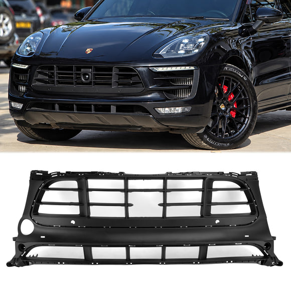 2014-2017 Porsche Macan GTS gril pare-chocs avant remplacement maille calandre noire avec trou ACC 95B-807-683-AL 95B807683AL