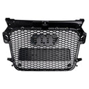 2010-2015 Audi A1 /A1 Sline RS Style Grille Gloss Black Front Bumper Honeycomb Mesh Sport Grill-15