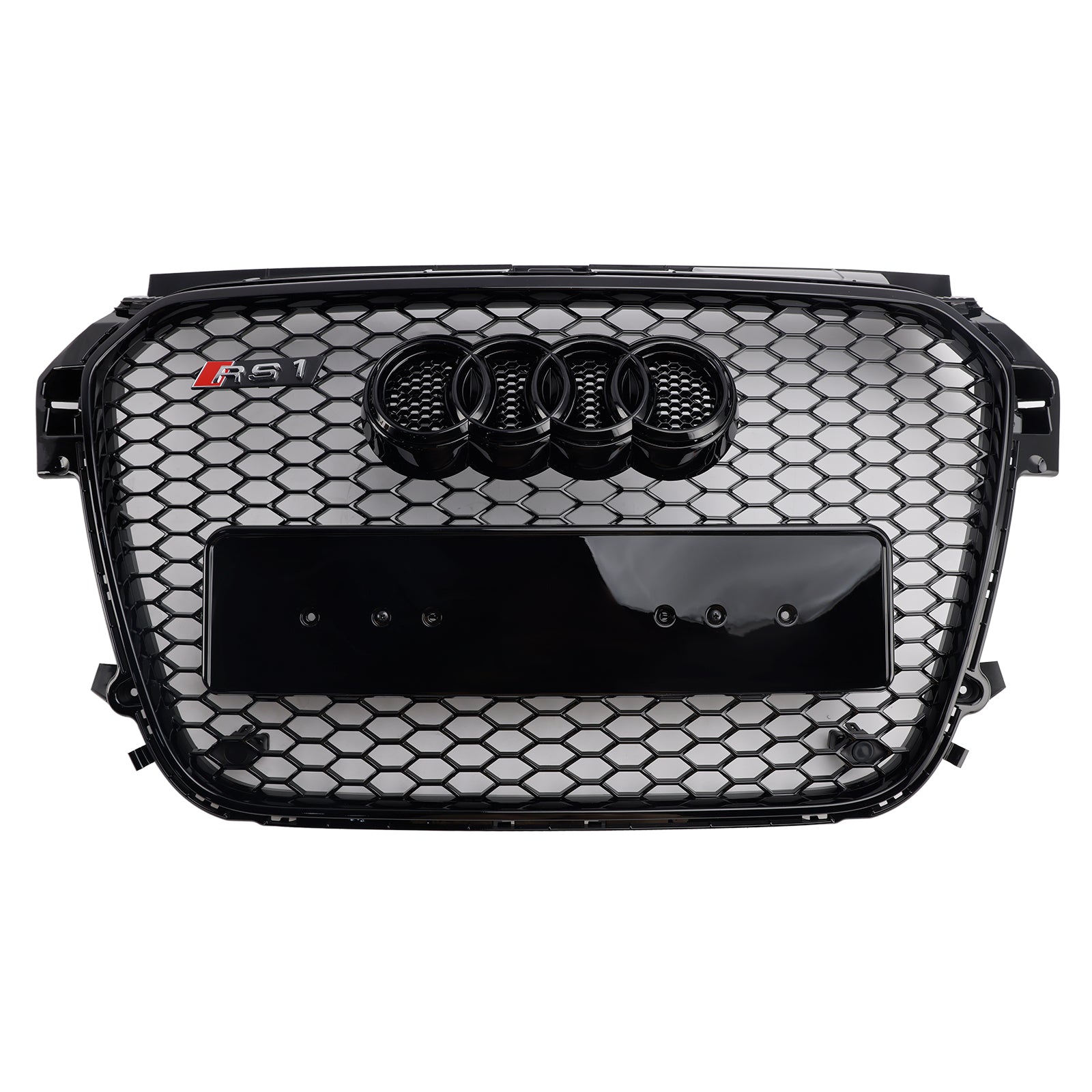 Audi A1 / S1 2010 2012 2013 2014 RS Grille en nid d'abeille Grille avant Prise d'air Radiateur Grille hexagonale noire