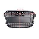 Parrilla de listones de malla cromada de repuesto para parachoques delantero de Audi A1/A1 S-Line 2010-2015-2
