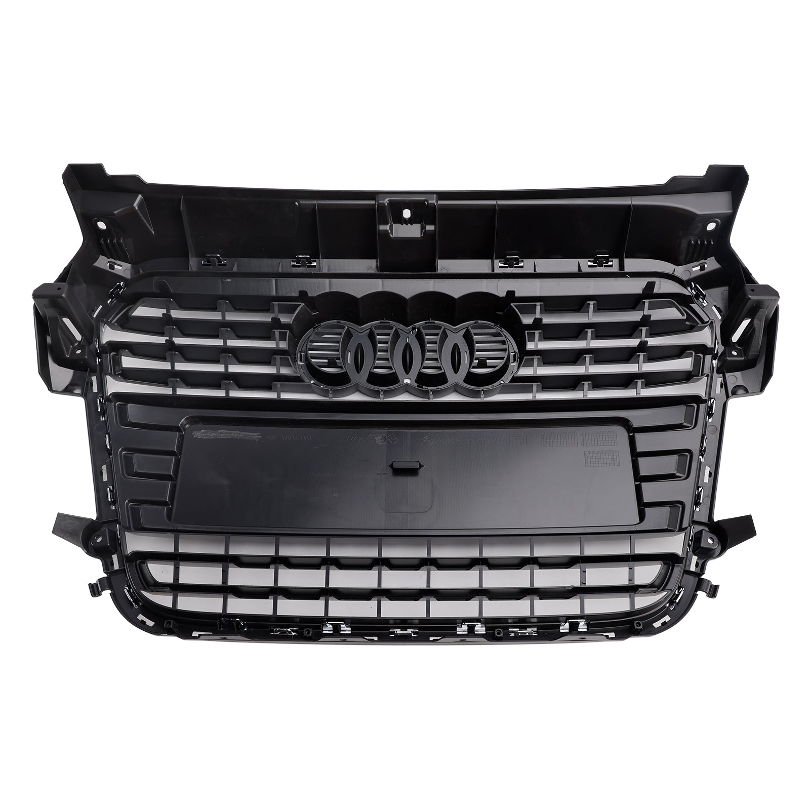 Audi A1 / S1 / A1 S-Line 2010-2014 Grille de pare-chocs avant de remplacement Grille à lamelles en maille chromée