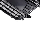 Parrilla de listones de malla cromada de repuesto para parachoques delantero de Audi A1/A1 S-Line 2010-2015-9