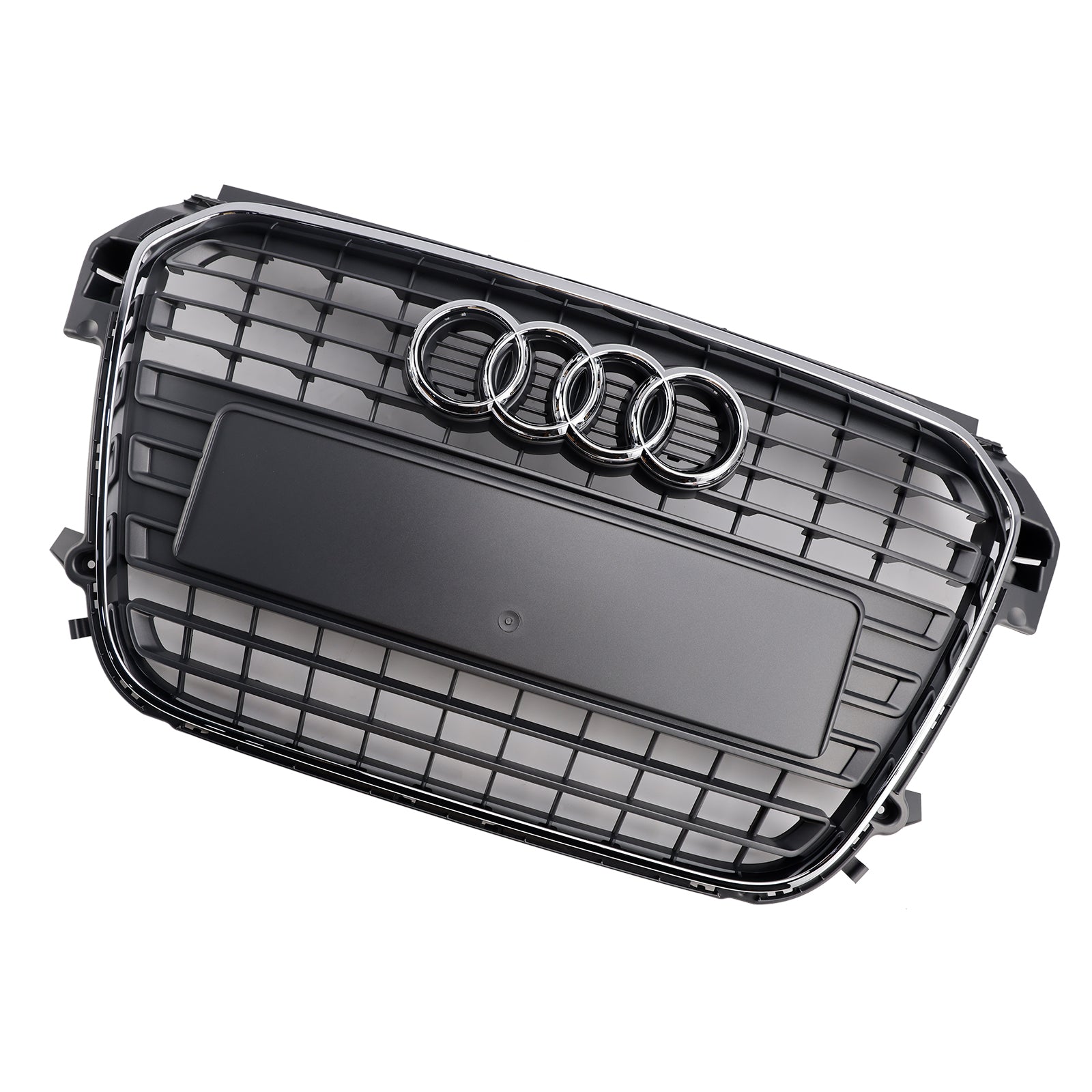 Audi A1 / S1 / A1 S-Line 2010-2014 Grille Front Bumper Replacement Chrome Mesh Slat Grill