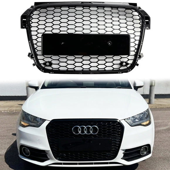 2010-2015 Audi A1/A1 Sline RS Style calandre noir brillant pare-chocs avant maille nid d'abeille calandre Sport