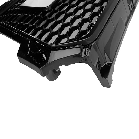 2014-2019 Audi A1/S1 8X RS Style calandre pare-chocs avant maille nid d'abeille calandre noire brillante