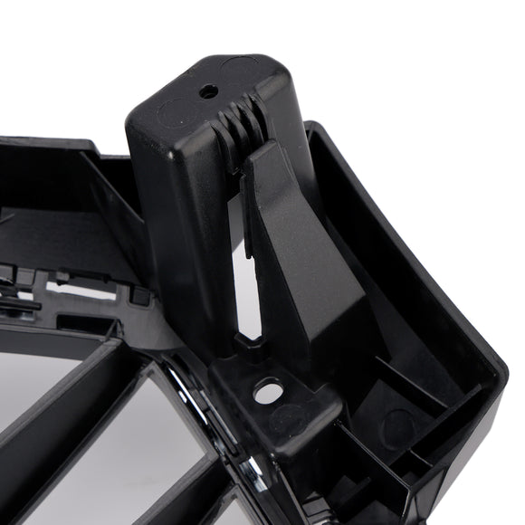 2014-2019 Audi A1/A1 Sline/S1 Calandre avant Pare-chocs avant Grille à lattes chromées avec emblème en anneau