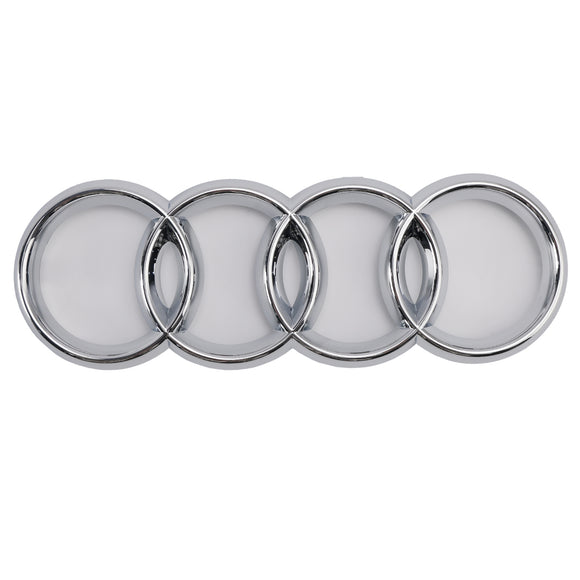 2014-2019 Audi A1/A1 Sline/S1 Calandre avant Pare-chocs avant Grille à lattes chromées avec emblème en anneau