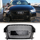 2011-2014 Audi Q3 RSQ3 Style calandre noir brillant pare-chocs avant calandre en nid d'abeille-4