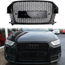 2011-2014 Audi Q3 RSQ3 Style calandre noir brillant pare-chocs avant calandre en nid d'abeille-3