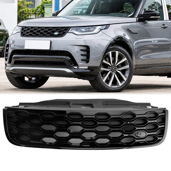 Land Rover Discovery 5 2017 2018 2019 2020 Svart Frontgrill Luftintag Kylare Främre stötfångare Centrum Dynamiskt/Honeycomb Grille LR082695