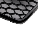 2004-2011 Audi A6 C6 Honeycomb Grill Front Bumper RS Style Black Replacement Grille-7