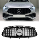 2020-2023 Mercedes Benz GLA-Class H247 GLA250 AMG Line GLA45 GTR Säleikkö Etupuskurin vaihto Musta Säleikkö-5