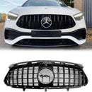 2020-2023 Mercedes Benz GLA-Class H247 GLA250 AMG Line GLA45 GTR Säleikkö Etupuskurin vaihto Musta Säleikkö-1