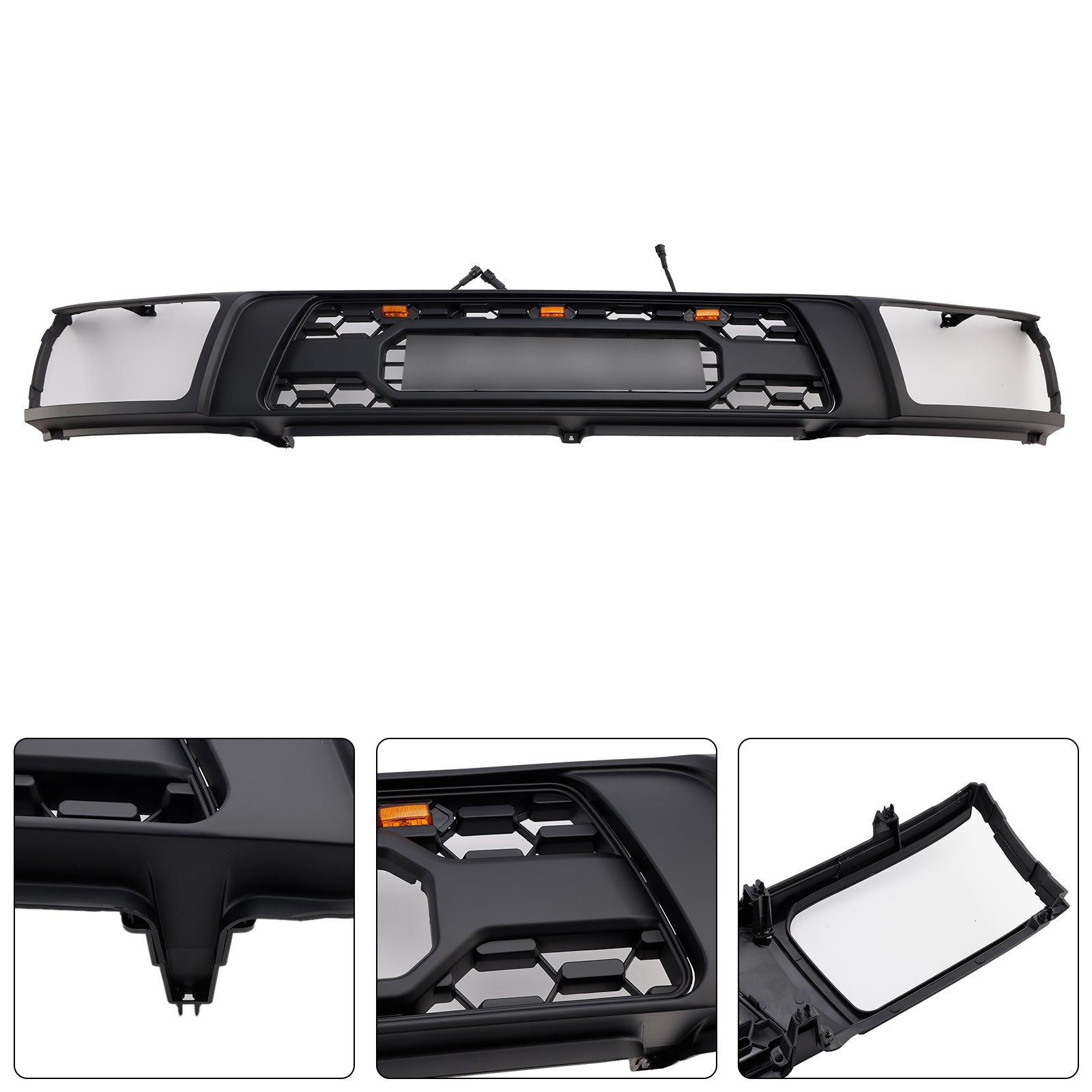 Toyota 4Runner 1992-1995 TRD Pro Black Grill Lufteinlass Kühler vorderer Stoßstange Kühlergrill