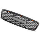 Toyota Hilux N70 2005-2011 Black Grill Front Bumper Upper Grille With LED & Letter-8