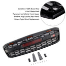 Toyota Hilux 2005-2011 N70 GR Style Grill Parachoques delantero Rejilla de repuesto negra mate con LED + letra roja-5