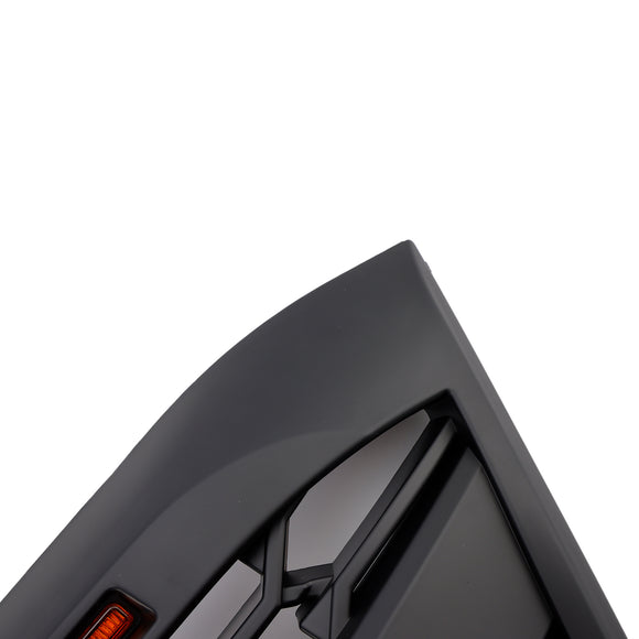 Toyota Hilux 2005-2011 N70 GR Style Grill Parachoques delantero Rejilla de repuesto negra mate con LED + letra roja