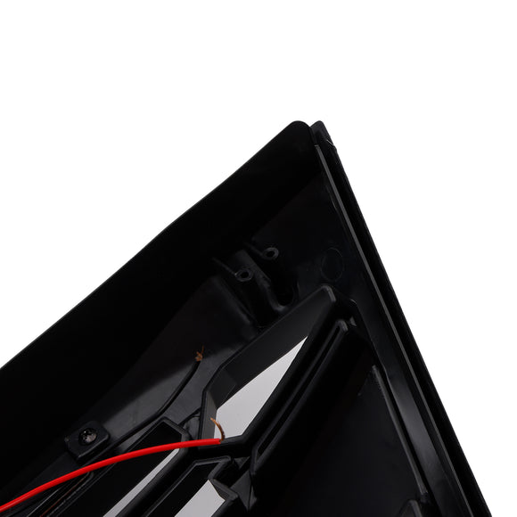 Toyota Hilux 2005-2011 N70 GR Style Grill Parachoques delantero Rejilla de repuesto negra mate con LED + letra roja