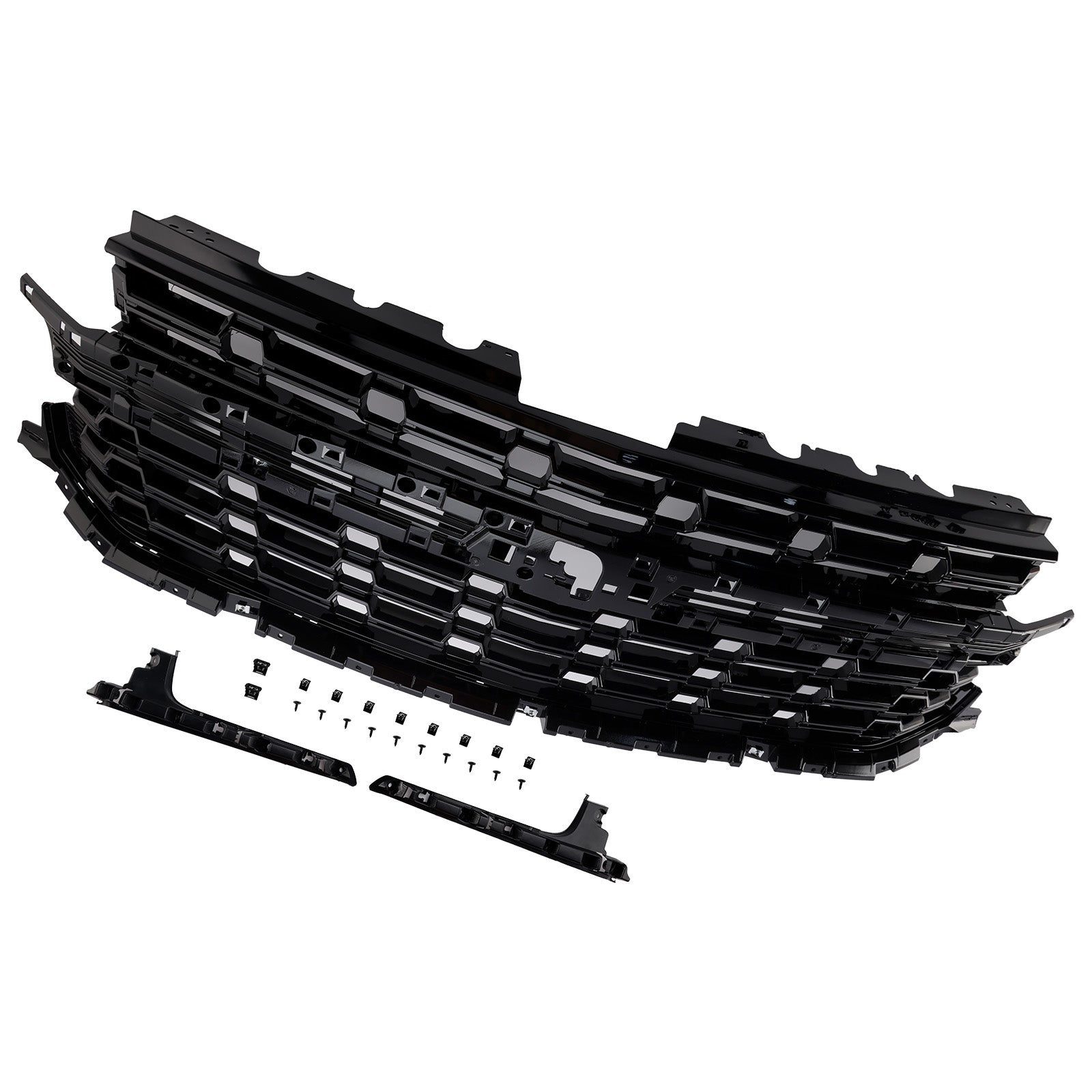 Front Grill For Chevrolet Tahoe / Suburban 2021-2024 Z71-Look Black Air Intake Radiator Bumper Grille