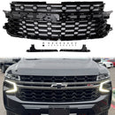 2021-2024 Chevrolet Tahoe/Suburban Z71 Style Griglia anteriore Paraurti anteriore superiore Griglia sostitutiva nera-2
