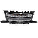 2016–2020 Chevrolet Colorado, mattschwarzer Frontgrill, obere Stoßstange, Wabengitter mit LED-Licht-13