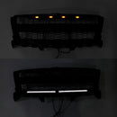 2016–2020 Chevrolet Colorado, mattschwarzer Frontgrill, obere Stoßstange, Wabengitter mit LED-Licht-8