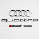 Parrilla de panal estilo Audi Q3/SQ3 RSQ3 2016-2018, repuesto de parachoques delantero, parrilla negra con emblema de anillo-10