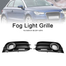 Audi A1 8X 2010-2014 Luz de Nevoeiro Grill Amortecedor Dianteiro Favo de Mel Preto Tampa Inferior Grill 8X0807681A 8X0807682A-13