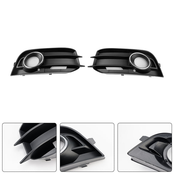 Audi A1 8X 2010-2014 Luz de Nevoeiro Grill Amortecedor Dianteiro Favo de Mel Preto Tampa Inferior Grill 8X0807681A 8X0807682A